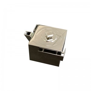 Zotye din oțel inoxidabil argint electroplat proiectare simplă de 8,5 cm din oțel inoxidabil din oțel inoxidabil